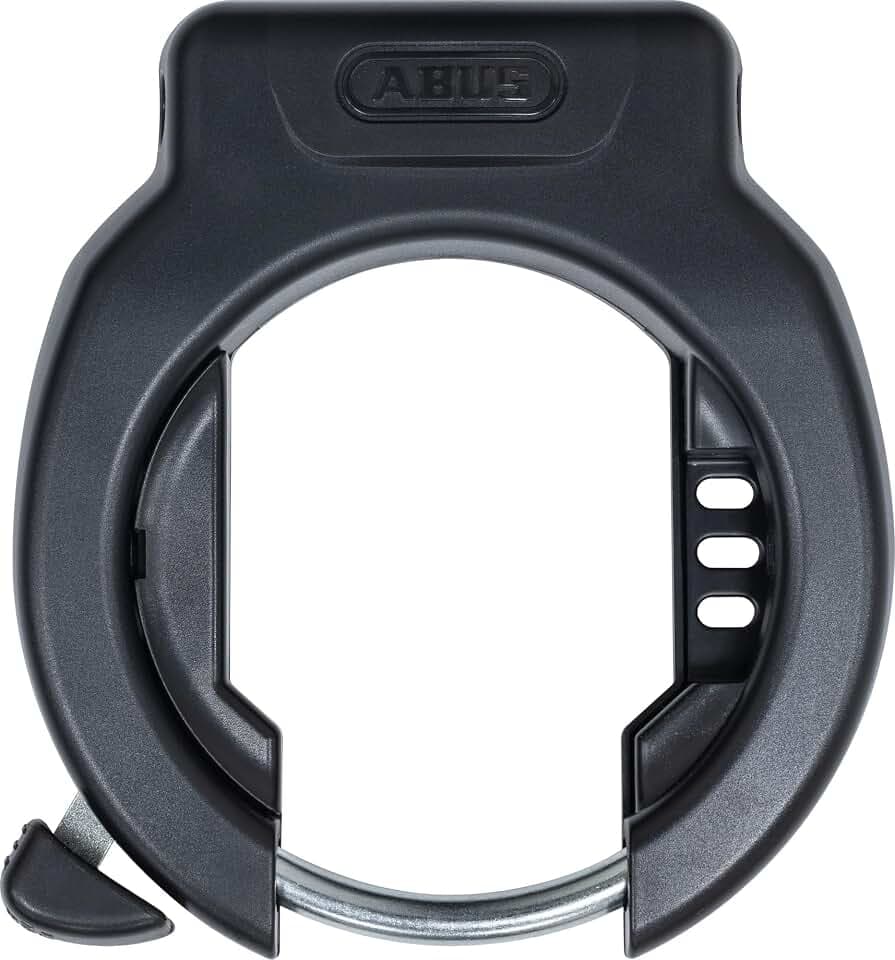 ABUS Rahmenschloss PRO AMPARO 4750SL R - Fahrradschloss zur Befestigung am Rahmen des Fahrrads - 8,5 mm - ABUS Sicherheitslevel 9 - Schwarz