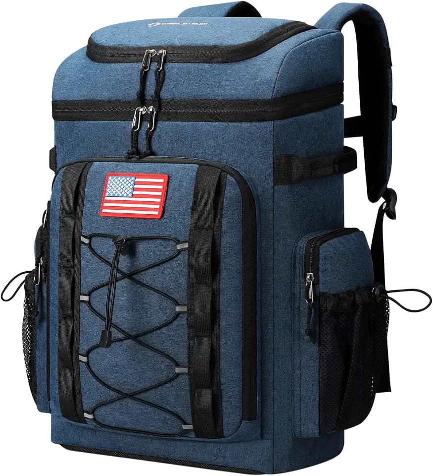 Maelstrom 35/50 Can Insulated Backpack Cooler, Leakproof Soft Lunch Ice Bag