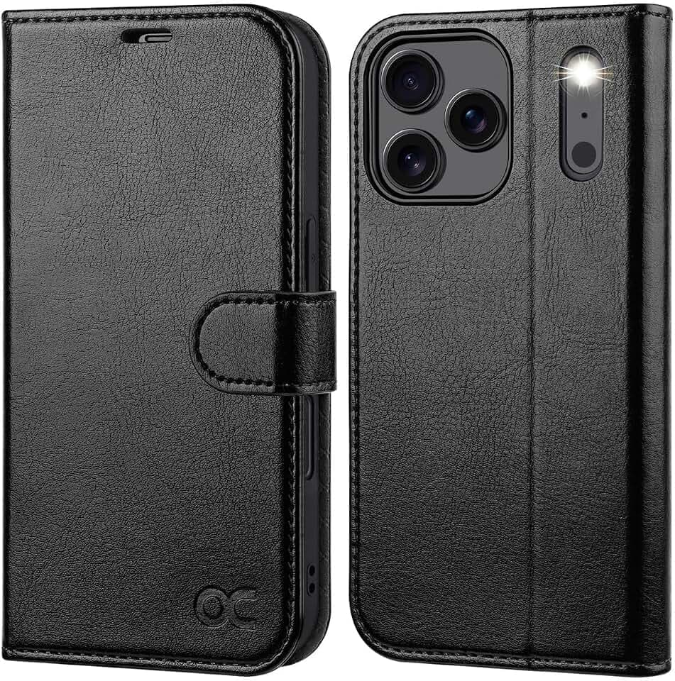 OCASE for iPhone 18 Pro Max/iPhone 17 Pro Max Wallet Case, Black