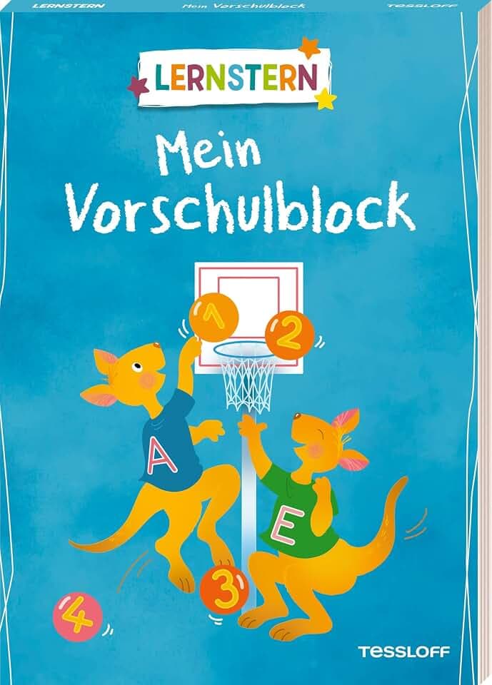 LERNSTERN. Mein Vorschulblock | Zahlen und Buchstaben kennenlernen | Für Kinder ab 5 Jahren: Spielerische Vorbereitung auf die Schulzeit