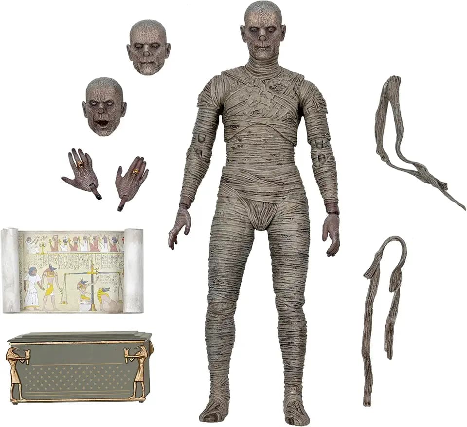 NECA Universal Monsters 7" Scale Ultimate Mummy Action Figure, Color