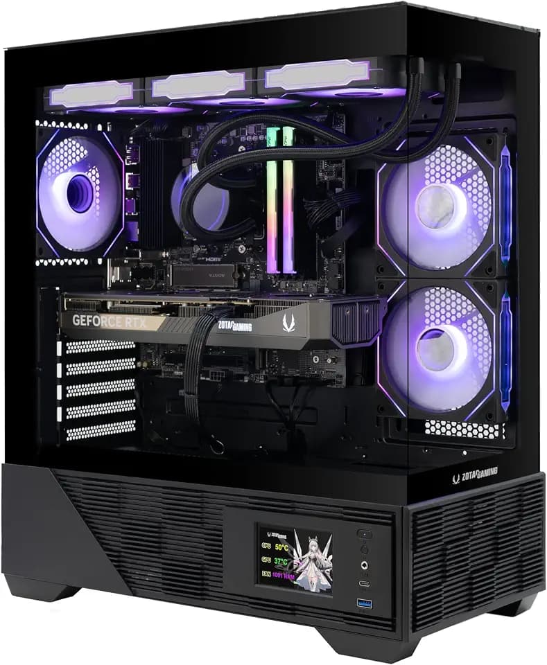ZOTAC MEK Gaming PC Desktop, Ryzen 7 9700X, NVIDIA GeForce RTX 5070 Ti 16GB