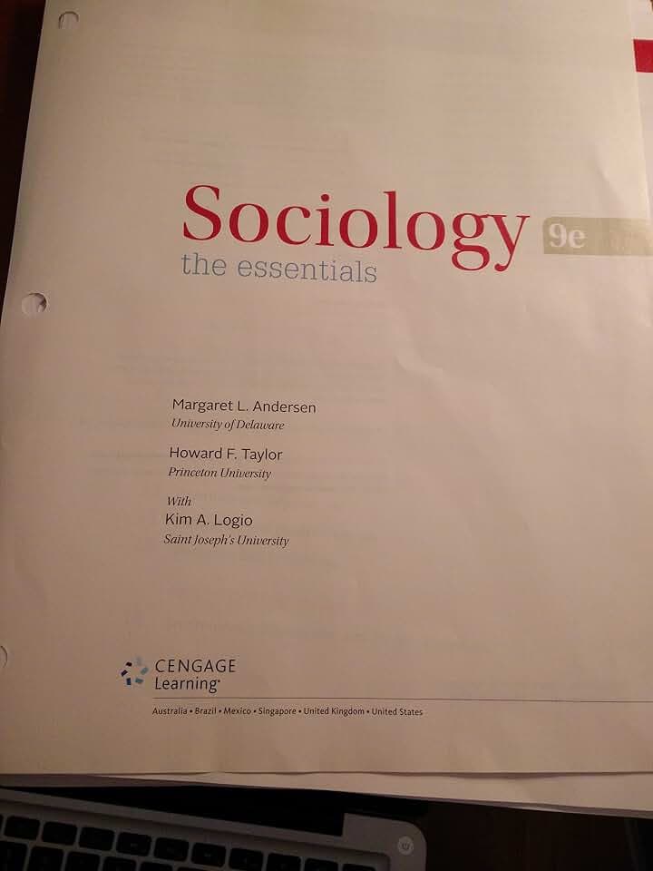 Sociology: The Essentials (MindTap Course List)