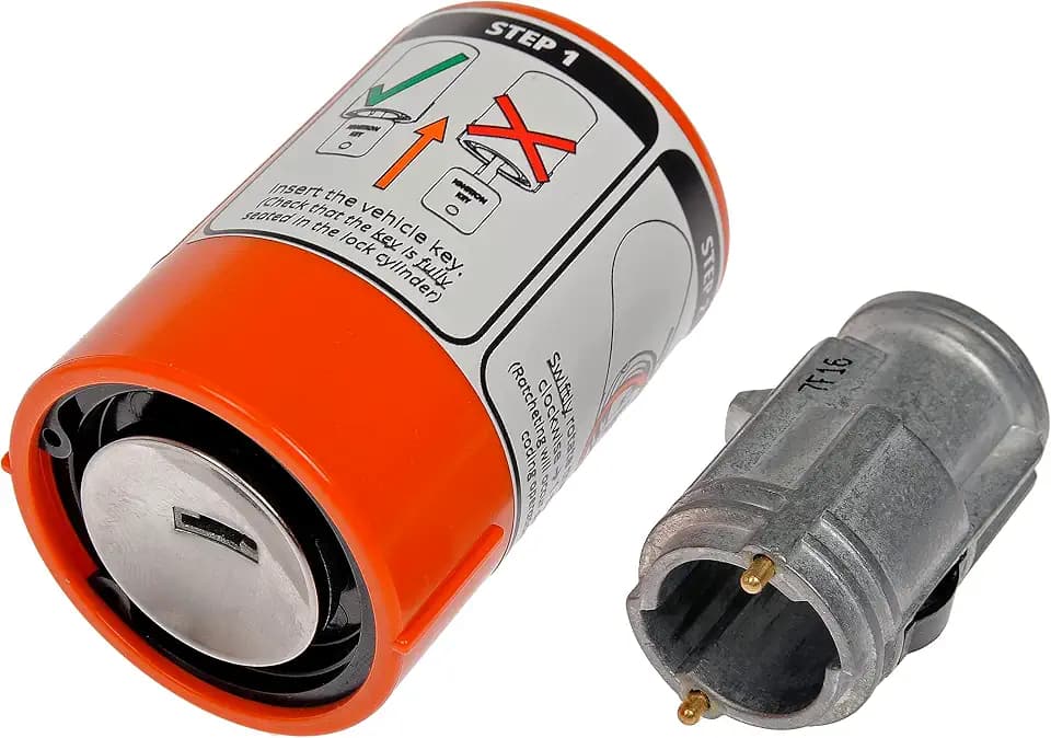 Dorman 924-793 Mechanical Key Relearn Ignition Lock Cylinder Compatible with Select Chrysler / Dodge / Mitsubishi Models (OE FIX)