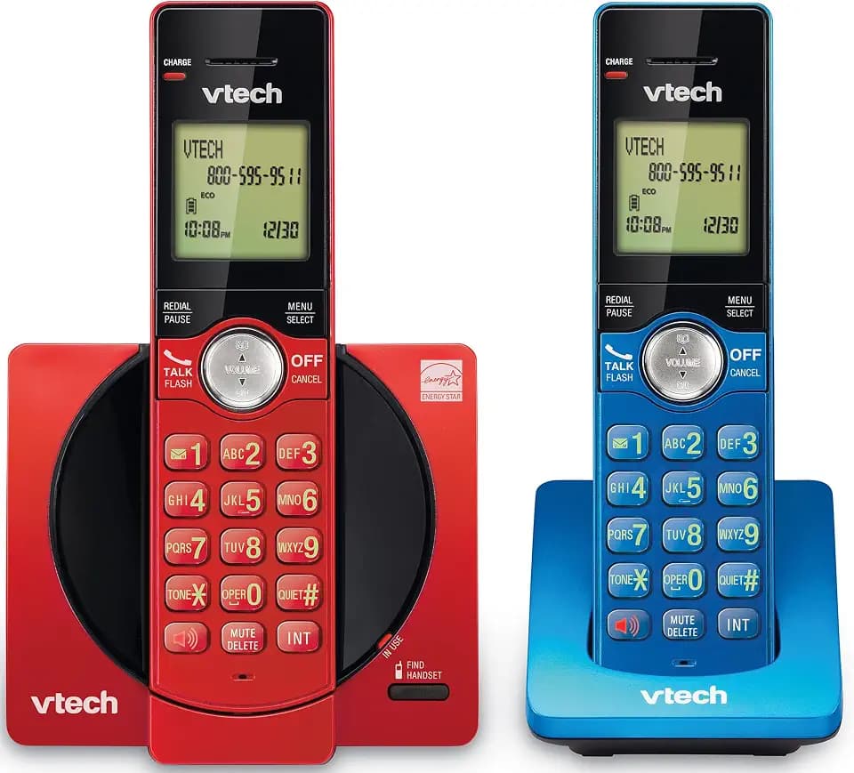 VTech CS6919-2R Cordless Phone System, 2 Handset Landline Phones