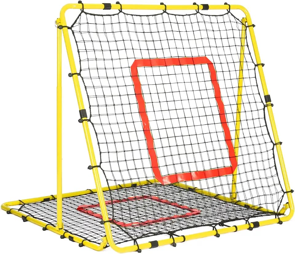 BaseGoal Dual-Sided Baseball Softball Rebounder Net
