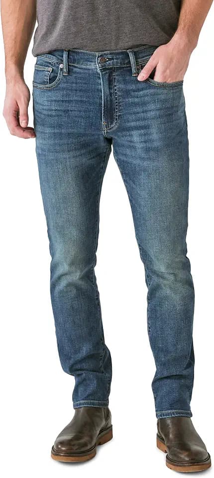 Lucky Brand Men's 410 Athletic Straight Coolmax Stretch Jean, McArthur, 29Wx32L