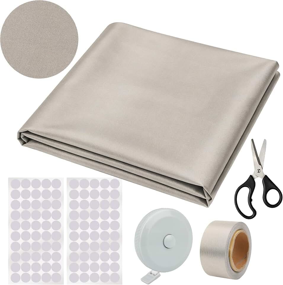 43"×108" Faraday Fabric Kit, Faraday Cloth with Conductive Tape
