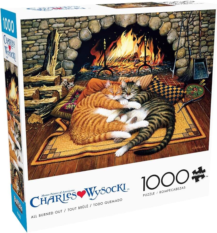 Buffalo Games Charles Wysocki, All Burned Out, 1000 Piece Puzzle for Adults
