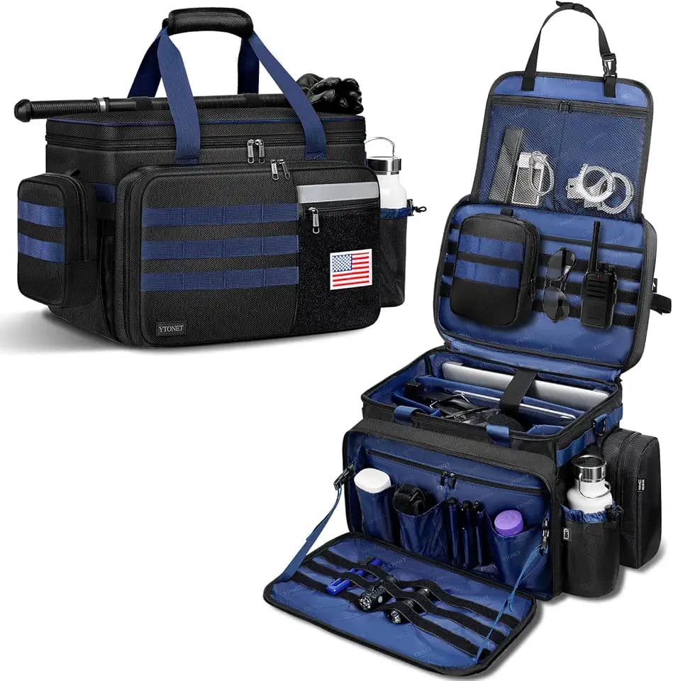 Patrol Bag Law Enforcement, Large Police Gear Duty Bag Front Seat Organizer