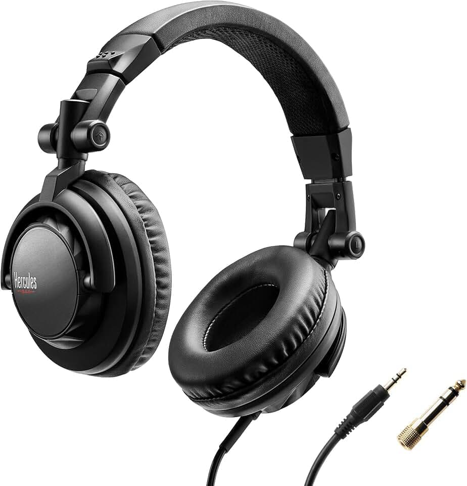 Hercules HDP DJ45 - Geschlossene DJ-Kopfhörer.