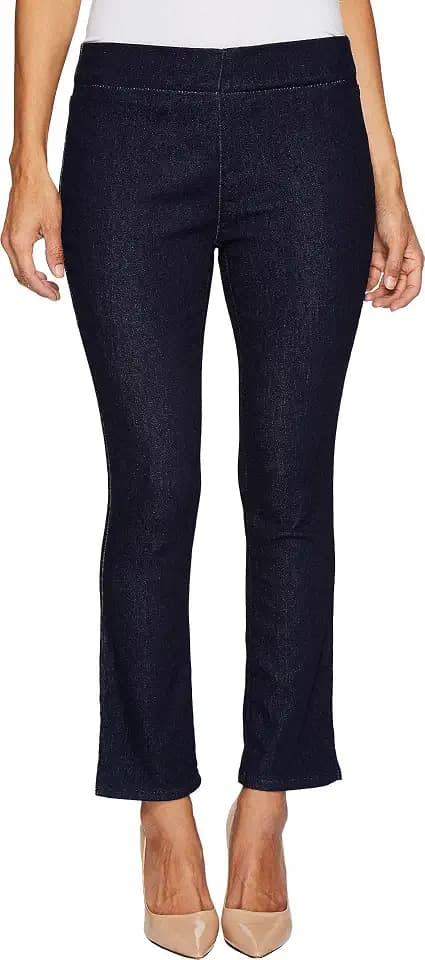 NYDJ Womens Petite Skinny Ankle Pull-on Jeans | Slimming & Flattering Fit