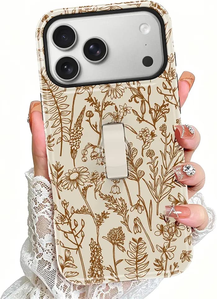 Magnetic for iPhone 17 Pro Case with Finger Hand Strap