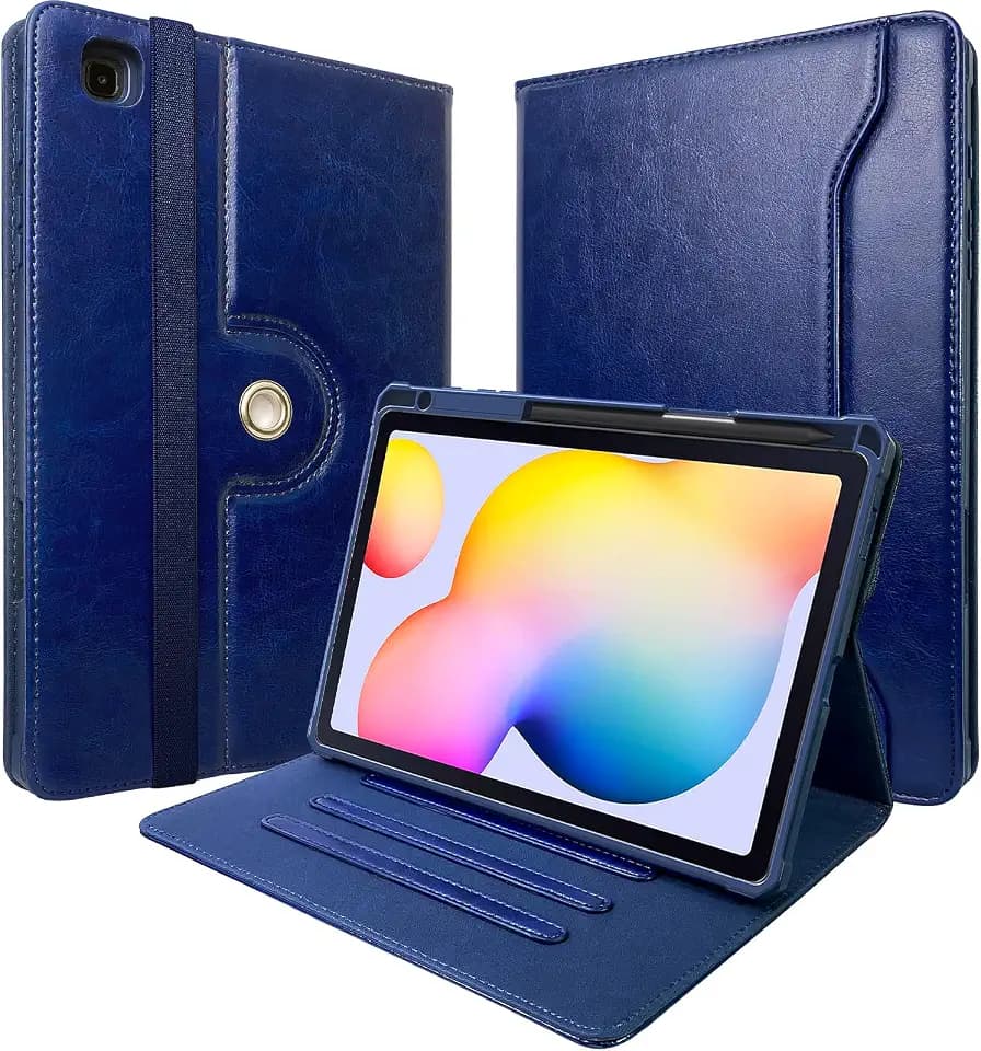Samsung Galaxy Tab S6 Lite Case, 10.4 Tablet 2024 2022 2020 - Blue