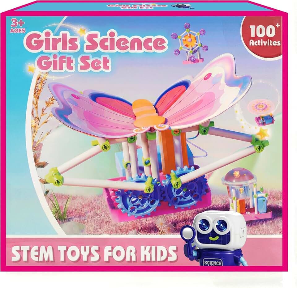 SMILESSKIDDO Science Kit for Girls 100+ Experiments, STEM Toys