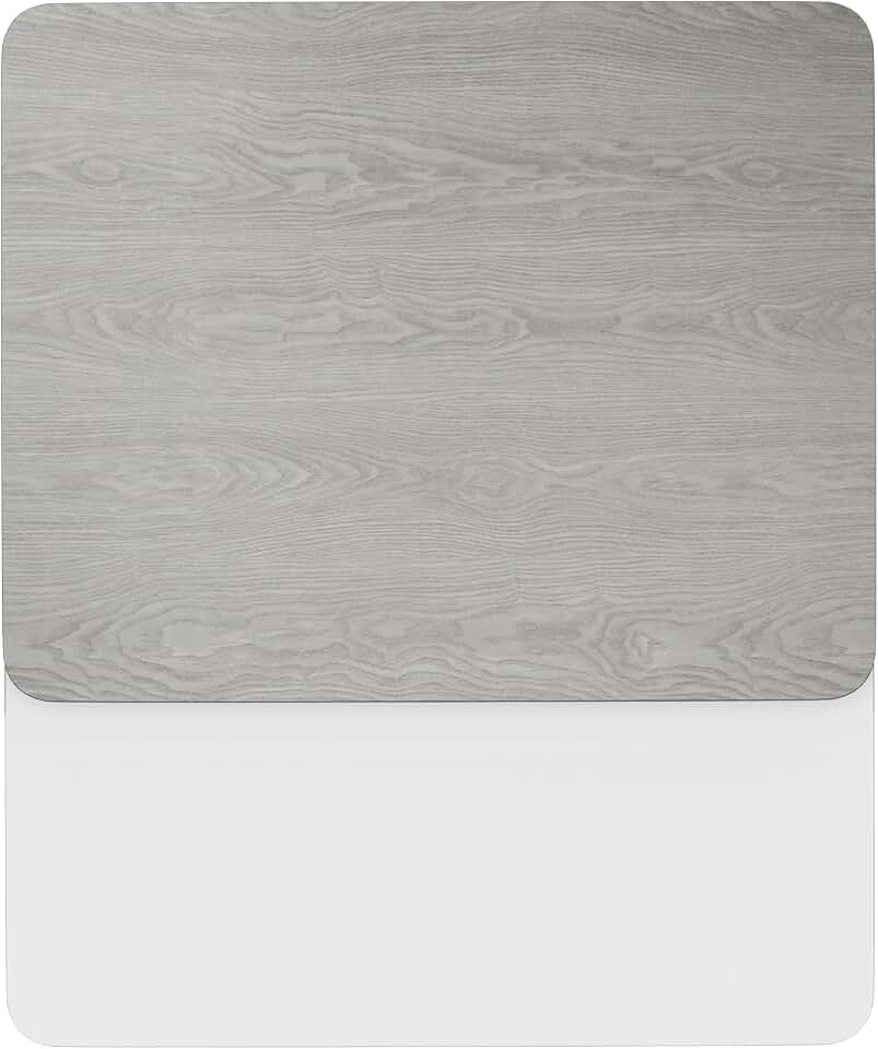 Flash Furniture 30x24" Reversible Table Top, White/Gray