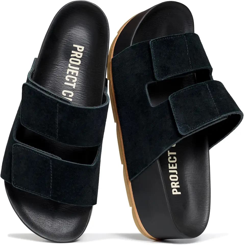 Project Cloud 100% Genuine Leather Platform Sandals Women Summer Wedges