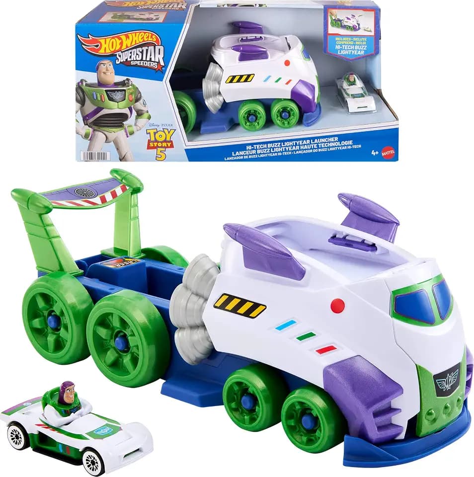 Hot Wheels Toy Story 5 Launcher & Hauler with Toy Car​​