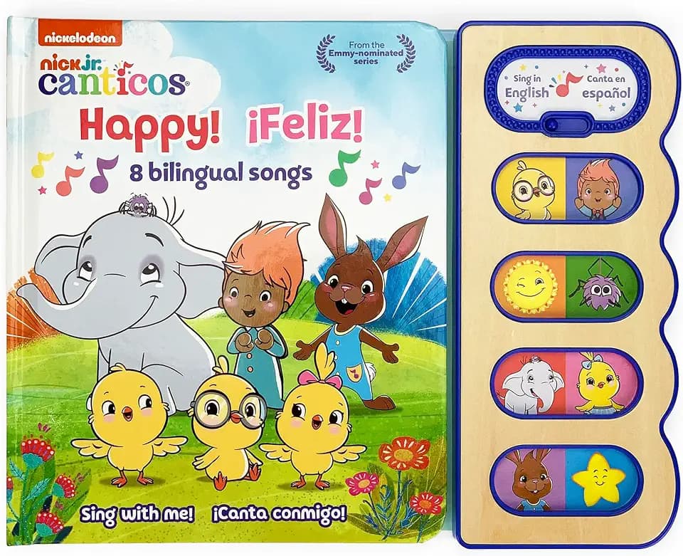 Canticos Happy! ¡Feliz! 8 Bilingual Songs (English and Spanish Edition) (Nick Jr. Canticos)
