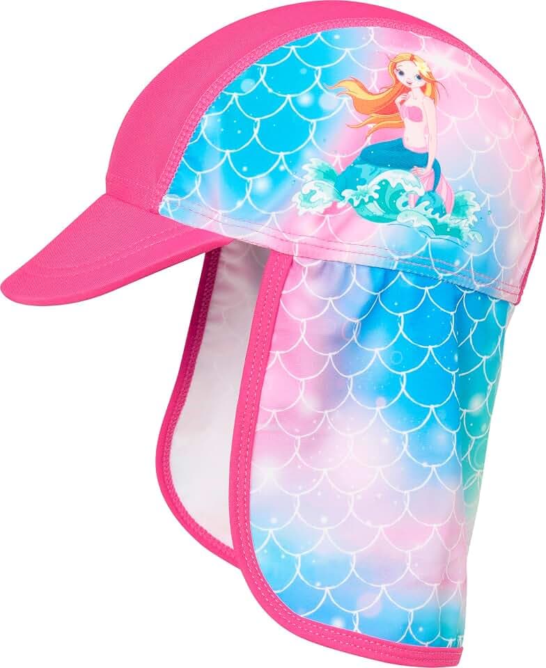 Playshoes Badekappe Kopfbedeckung Unisex Kinder,Meerjungfrau,49