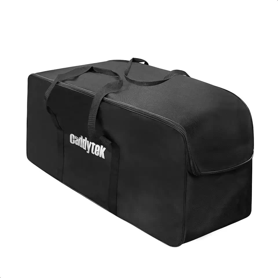 CaddyTek Golf Cart Carry Bag – Foldable Travel Case for Push Carts,Fits 3 Wheels and 4 Wheels