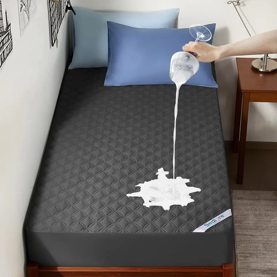 BEDLORE Waterproof Twin XL Mattress Protector, Deep Pocket, College Dorm
