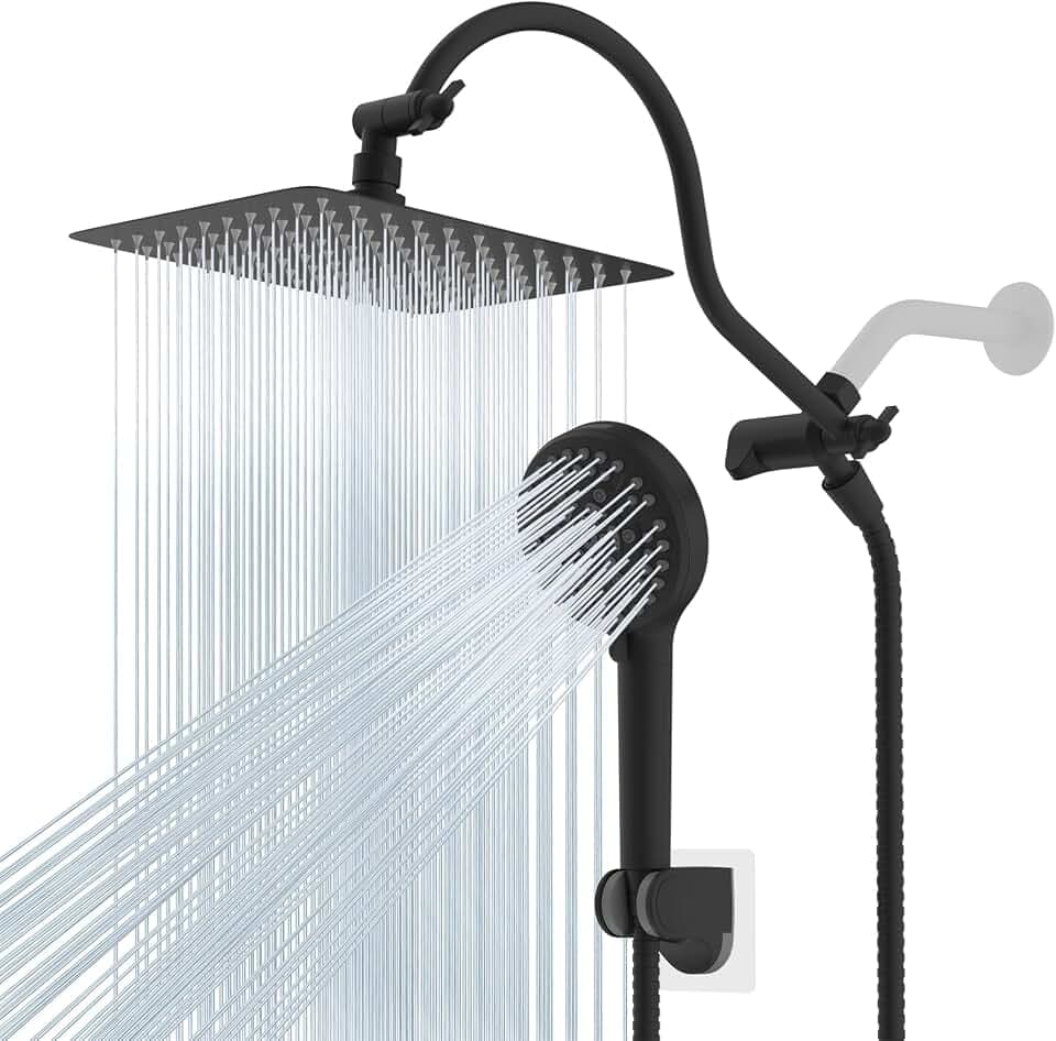 Hibbent All Metal cUPC Certified High Pressure Rainfall 10'' Shower Head