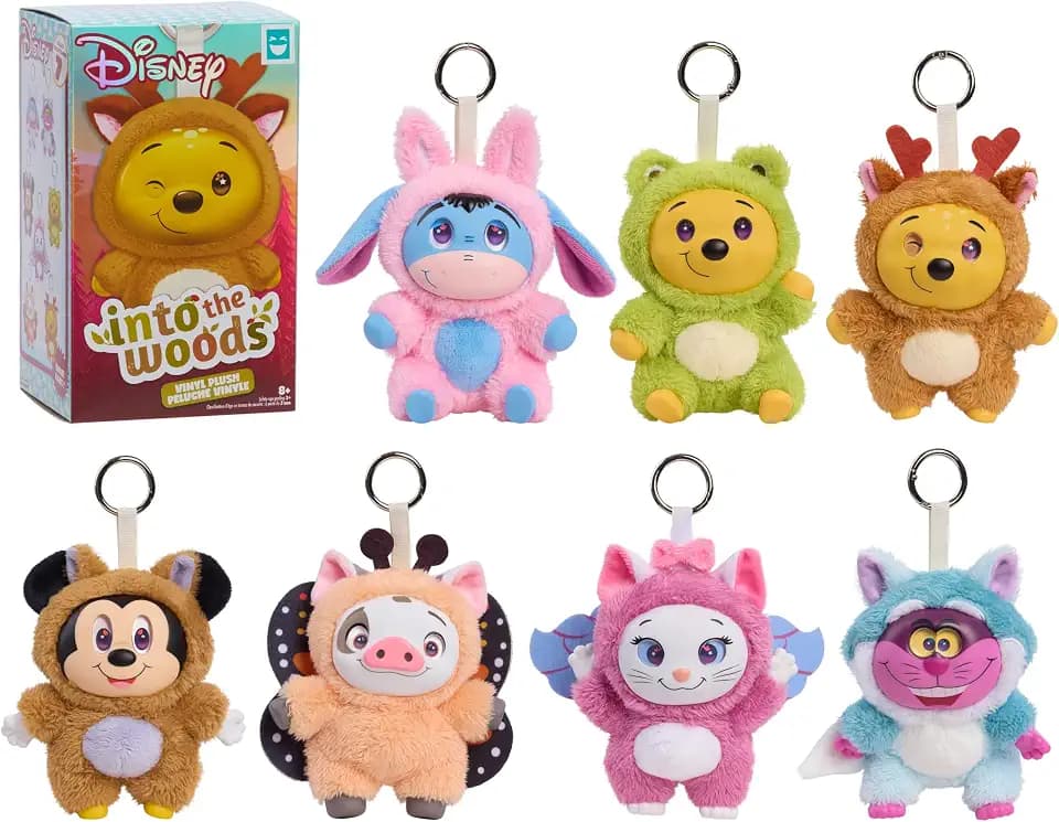 HAPPY HAUL Disney Into the Woods Vinyl Plush Clip-on Surprise Toy