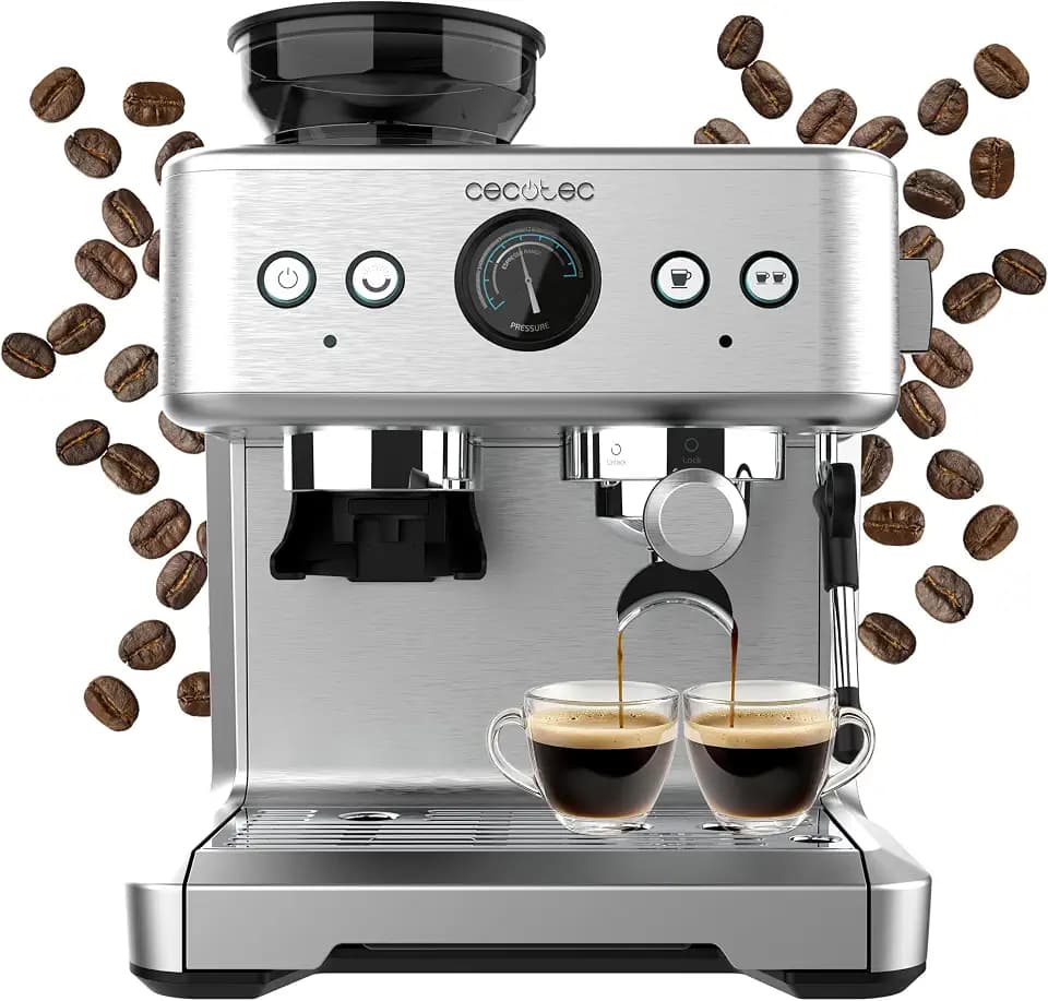 Cecotec Espressomaschine Barista Maestro, 2250 W, 250-g-Bohnenbehälter