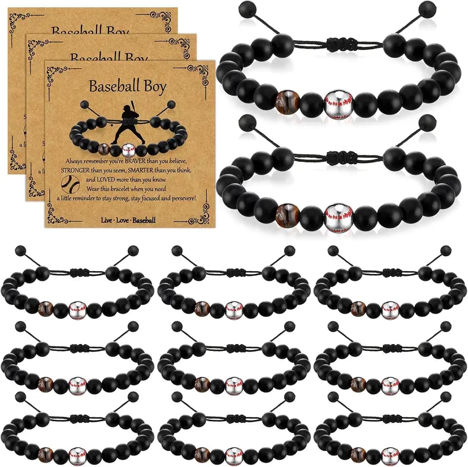 12 Set Sport Adjustable Bracelets Gift