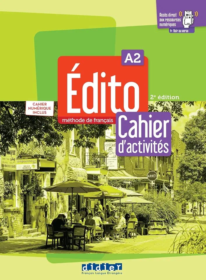 Édito A2 - Cahier d'activites + numérique inclus: Cahier d'activites A1 + cahier numerique