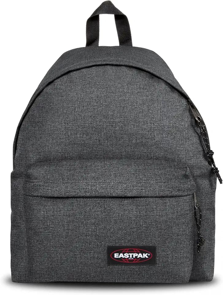 EASTPAK Padded Pak'R – 24L Iconic Backpack with Front Pocket, Water-Resistant Fabric, Vegan Materials & Adjustable Straps, Black Denim