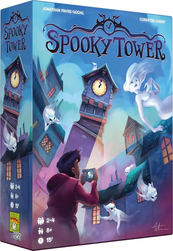 Asmodee Spooky Tower – Repos Produktion – kooperatives Gesellschaftsspiel