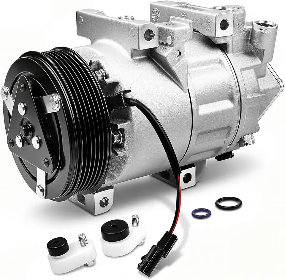 AC Compressor Compatible with (ONLY Fit SL/SV Model) Nissan Altima 2.5L 2007 2013-2018, Rogue 2.5L 2014-2020 Air Conditioner, A/C Air Conditioning VCS-14EC Style (Not DKS17D), CO 29073C, 98664