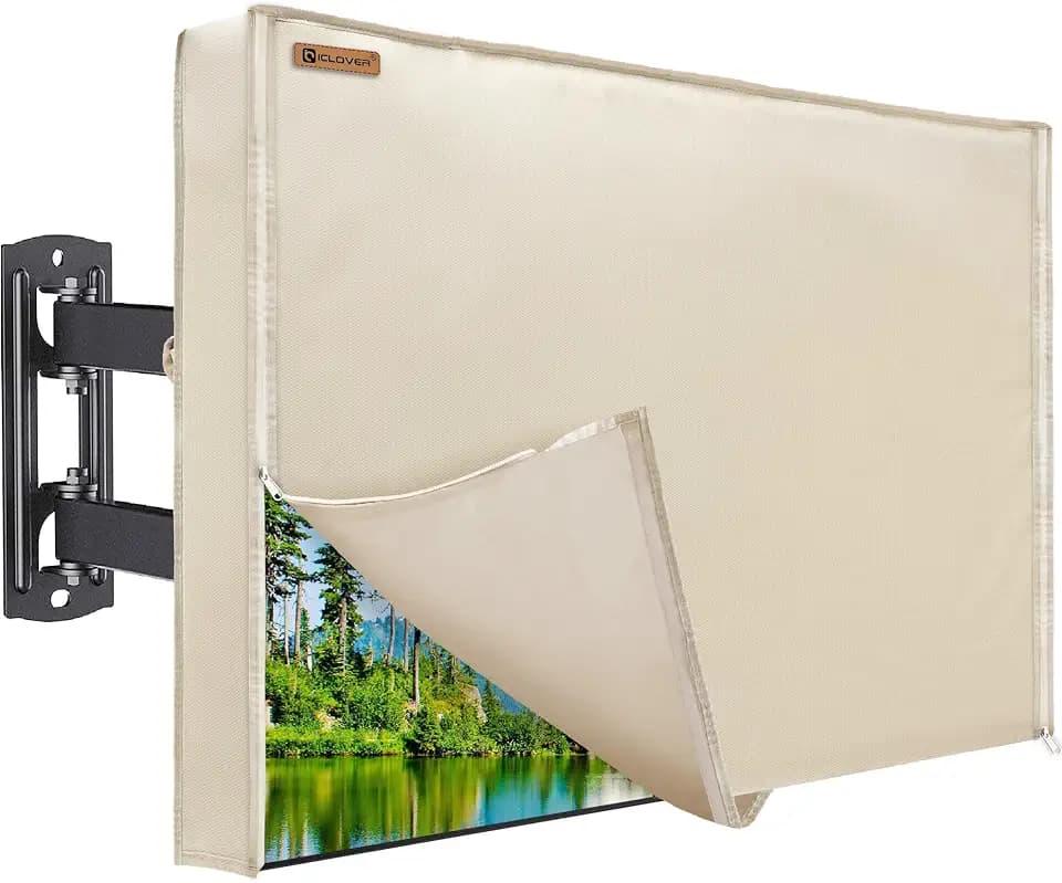 IC ICLOVER Outdoor TV Cover 60 to 65 inch, Weatherproof TV Protector Cover