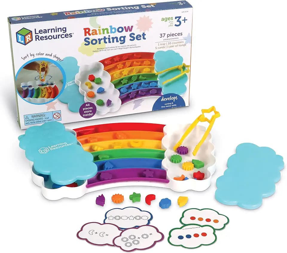 Learning Resources Rainbow Sorting Set