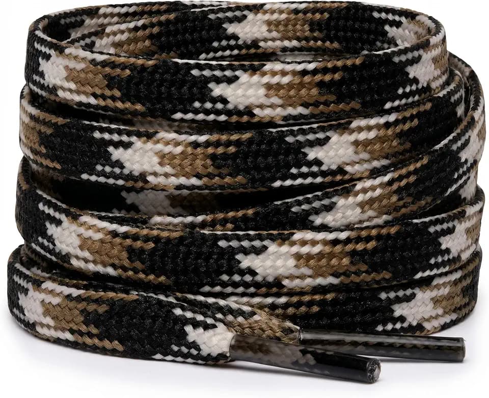 Colored Shoe Laces for Sneakers, Flat Replacement Shoelaces