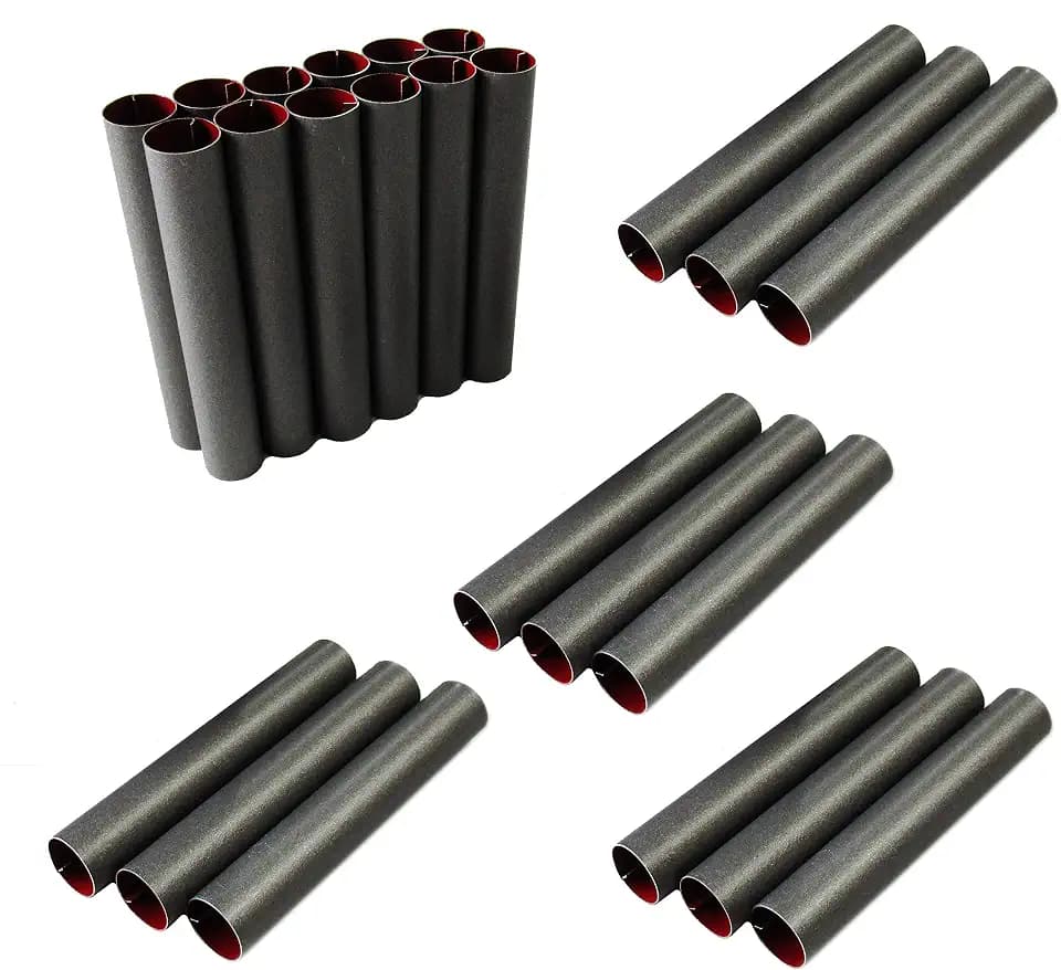 KLEINE Schaumrollen-Formen 25er Set (8 cm x 1,3cm) Antihaft-beschichtet Teflon Traditionelle Backform Schillerlockenform Gerade Röhrchen Spritztüllen Sahnerollen