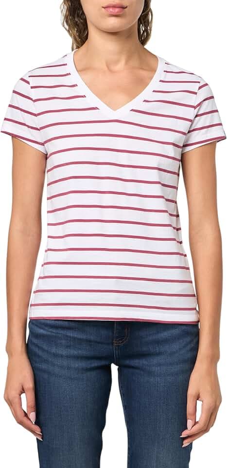 Dockers Womens Slim Fit Short Sleeve Favorite V-Neck Tee Shirt