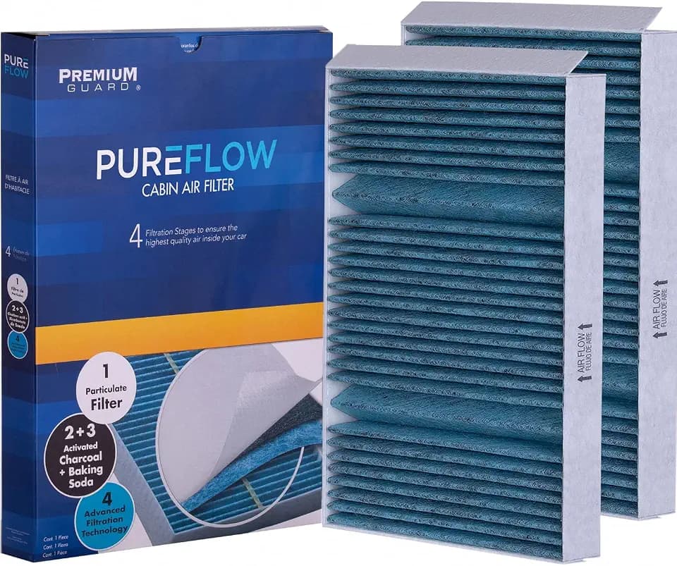 PUREFLOW PC99298X Cabin Air Filter | Fits 2014-2017 Mercedes-Benz S550 4.7L; 2018-2021 S560, S63 AMG 4.0L; 2018-2020 S450 3.0L, Maybach S560 4.0L; 2014-2019 S63 AMG 5.5L