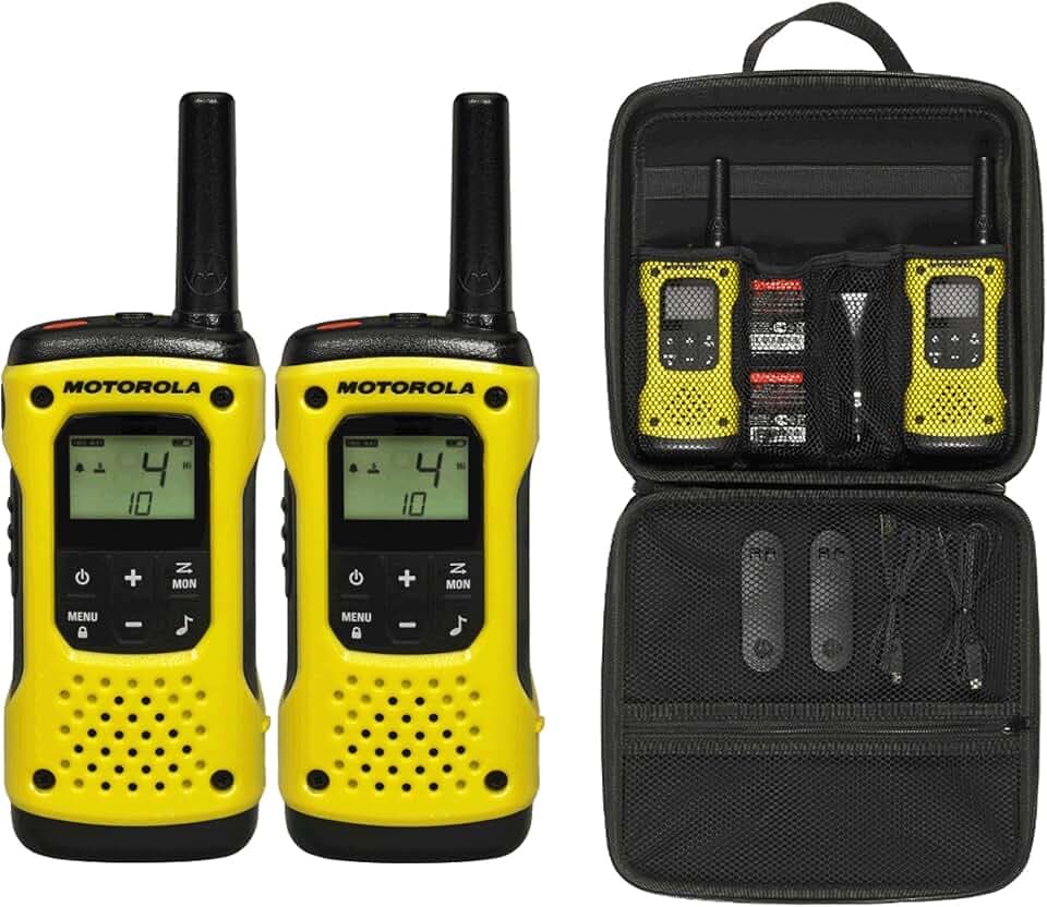 Motorola TLKR T92 H2O PMR Funkgerät (IP67, wetterfest, Reichweite bis zu 10 km), 2 Stück