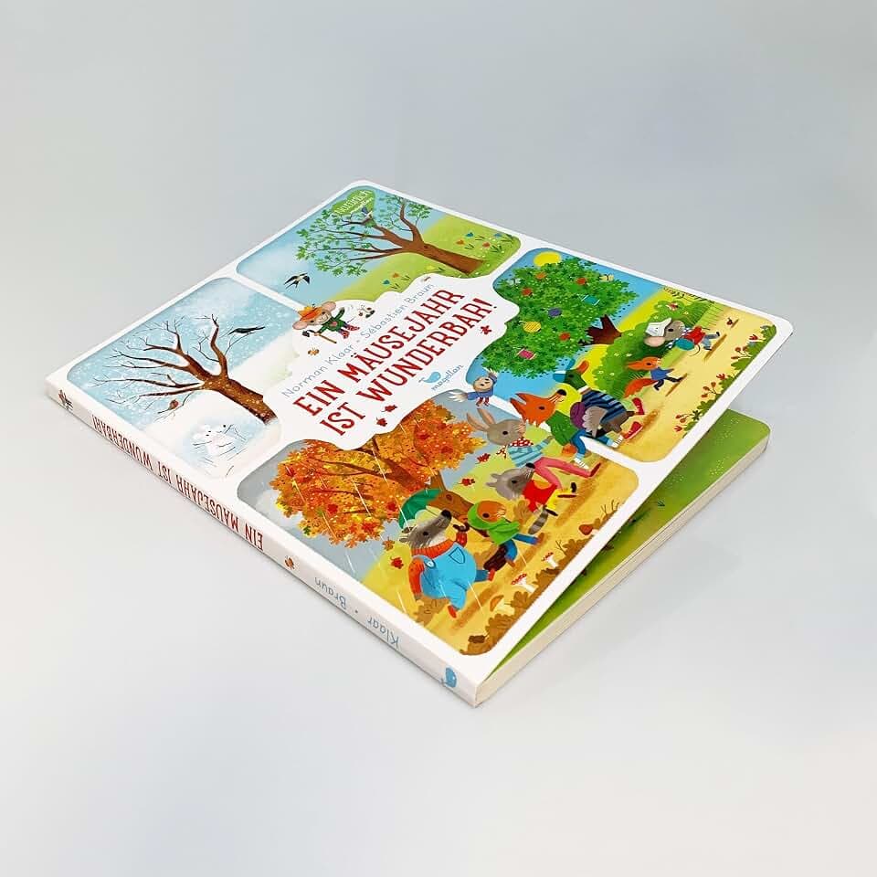 Ein Mäusejahr ist wunderbar!: Ein Pappbilderbuch für Kinder ab 2 Jahren mit Abenteuern von Januar bis Dezember