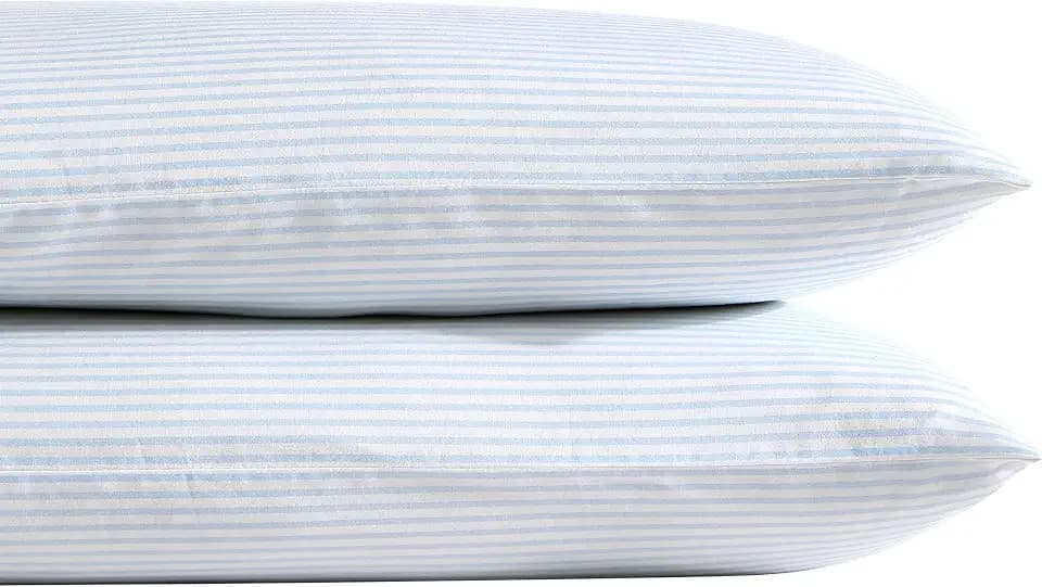 Laura Ashley - Standard Cotton Sateen Pillowcase Set, 2-Pack