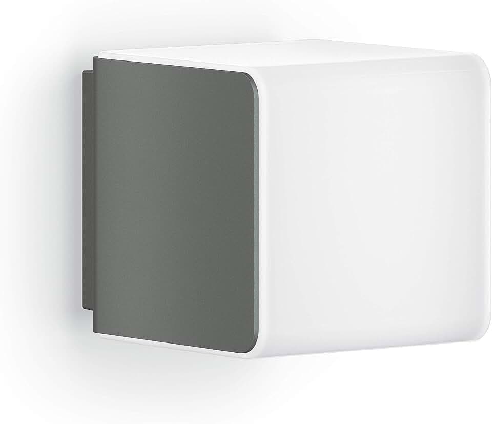 Steinel LED Außenleuchte L 830 SC Connect, smarte Wandleuchte außen, Bewegungsmelder, dimmbar, vernetzbar per App, Zeitschaltuhr, 3000 K, Anthrazit