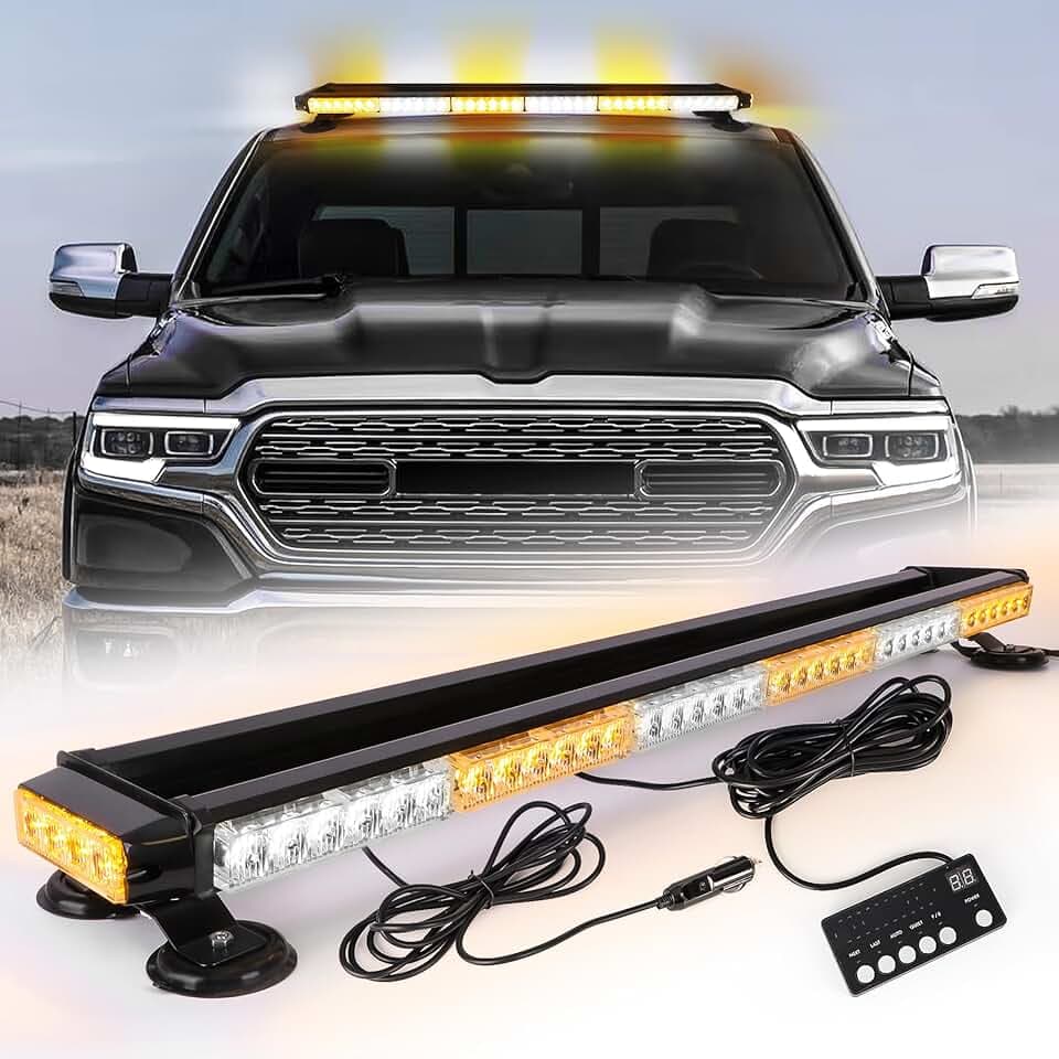 95cm LED Rundumleuchte Blinklicht Warnleuchte für Truck KFZ LKW