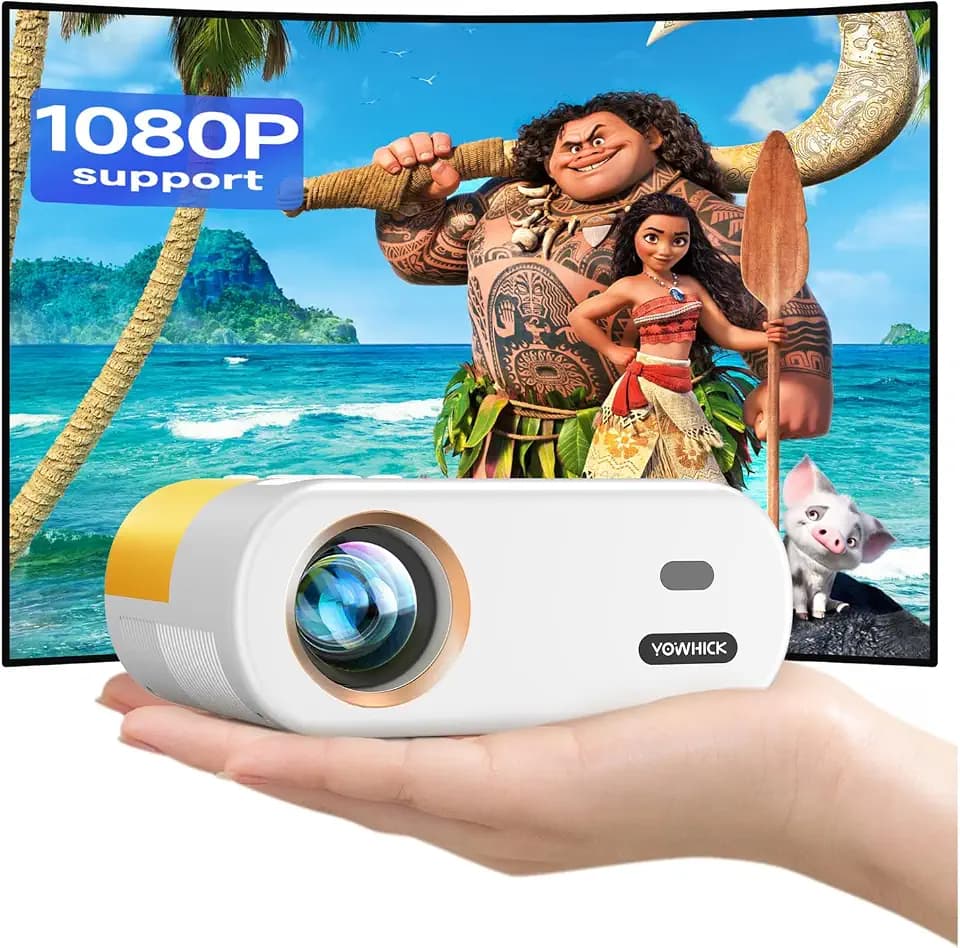 Mini Portable Projector for Home Theater, Movie Projector