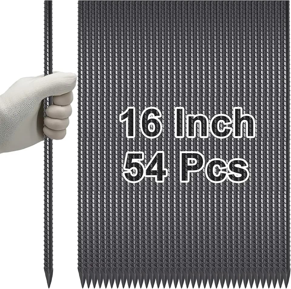 VVOKGO Straight Rebar Stakes 16 Inch Metal Ground Concrete Form Stakes