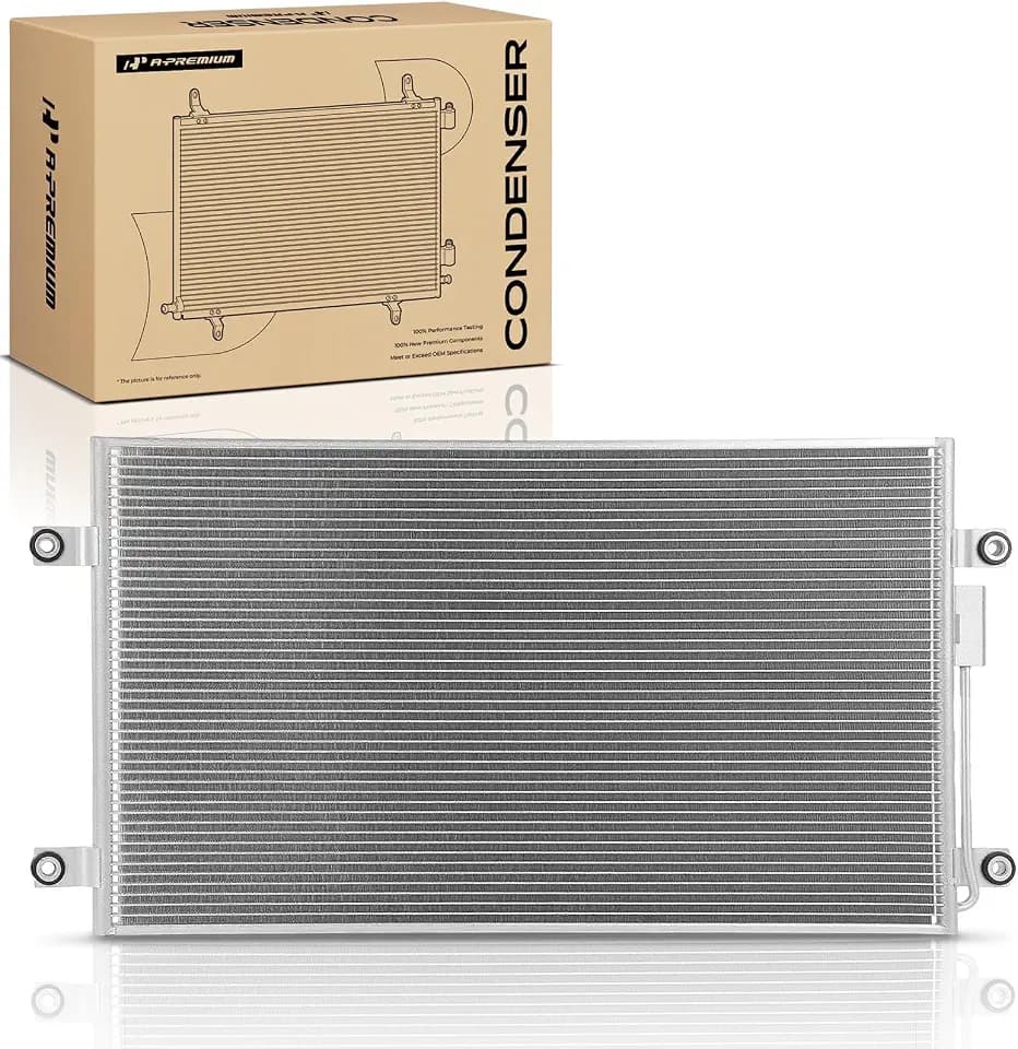 A-Premium Air Conditioning Condenser Compatible with Freightliner