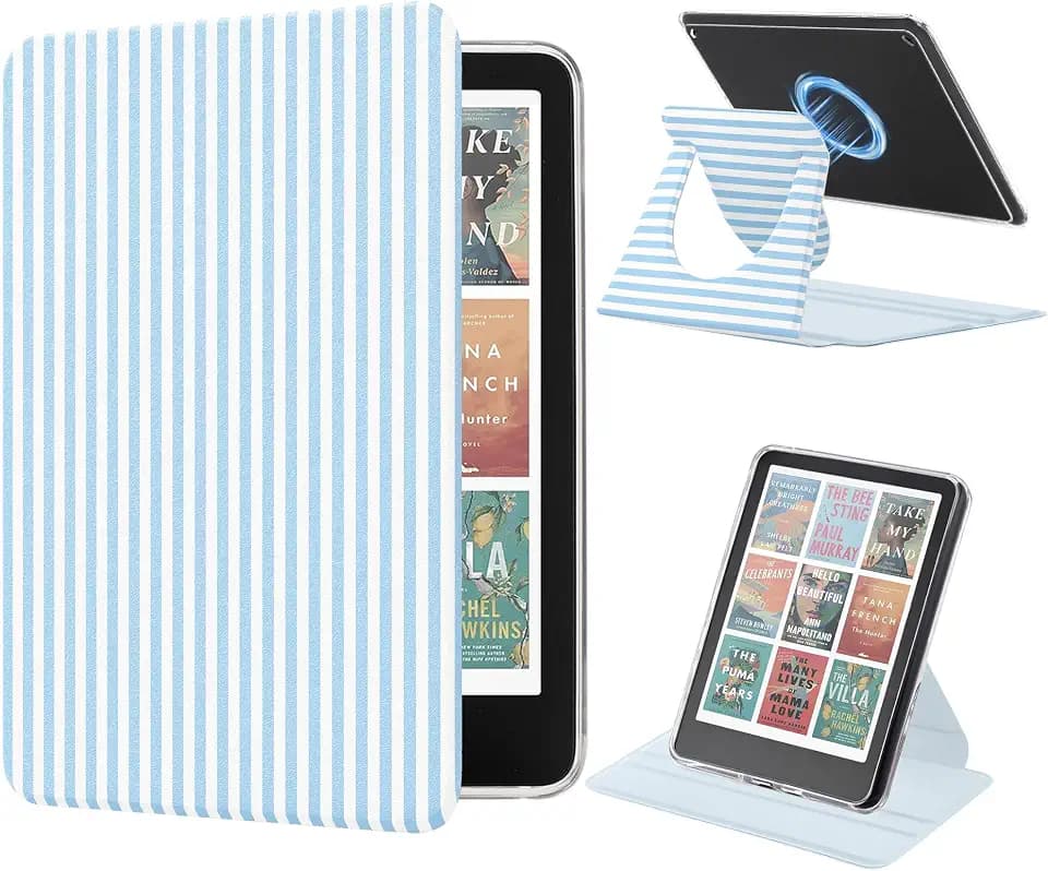 Magnetic Rotating Stand Case for 6.8" Kindle Paperwhite 11th Gen