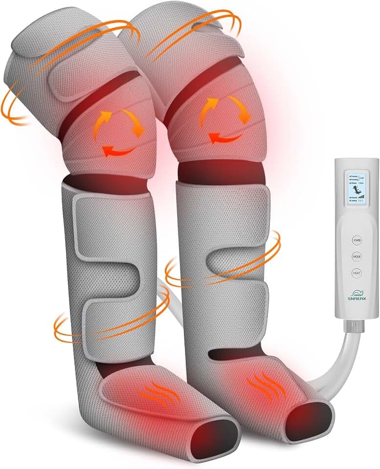 Snailax Beinmassagegerät mit Wärme und Kompression, Massagegerät Geschenk